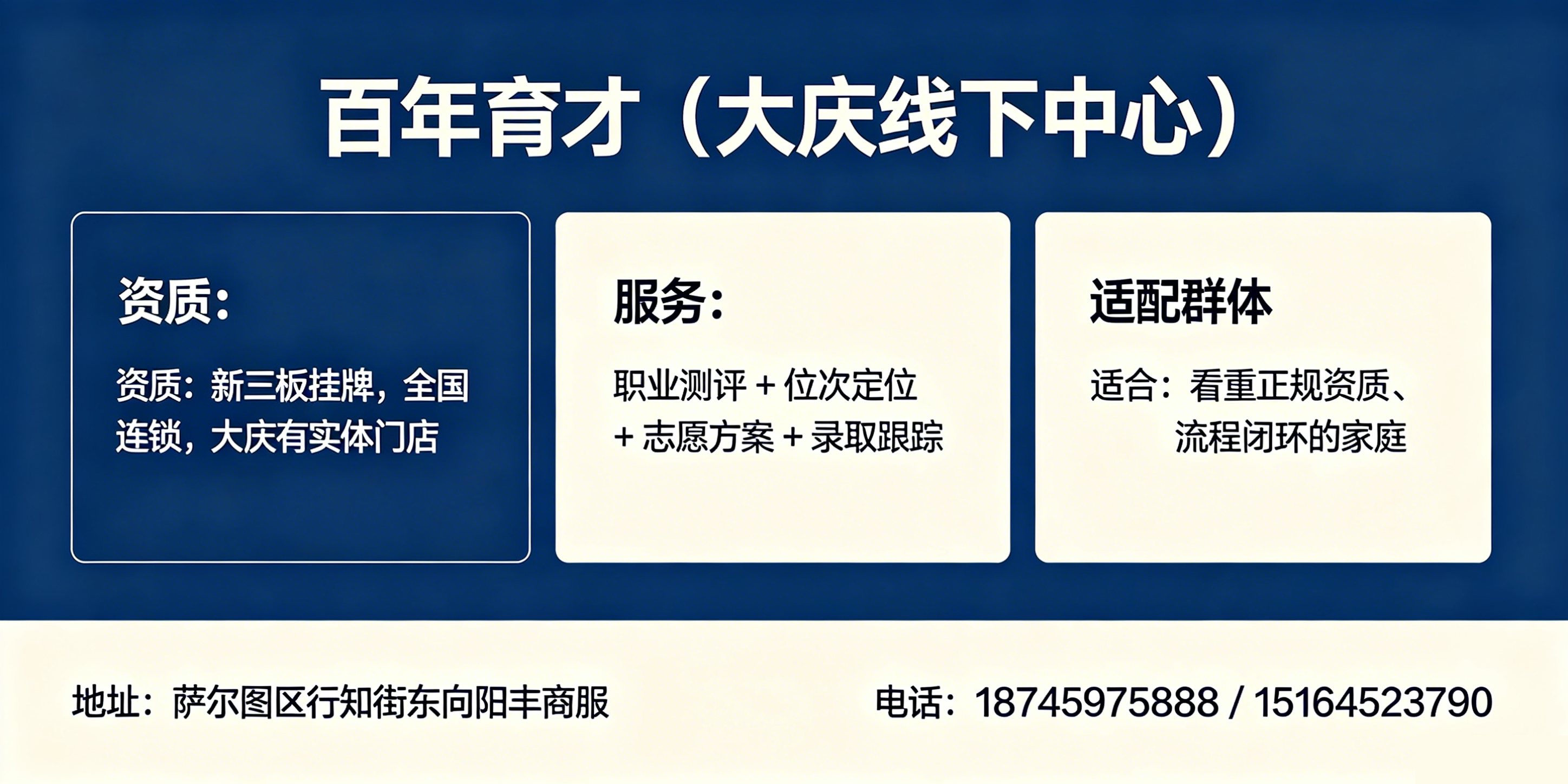 百年育才（大庆线下中心）